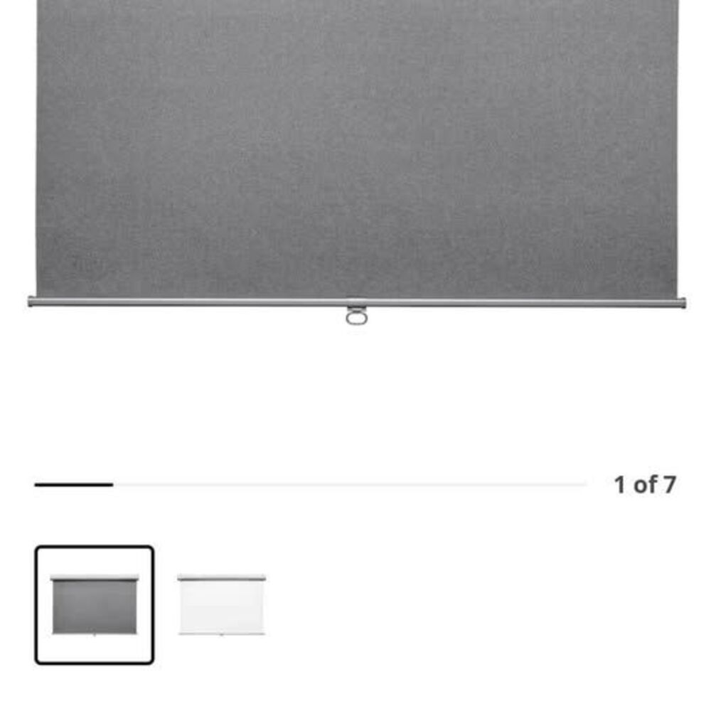 IKEA blinds grey